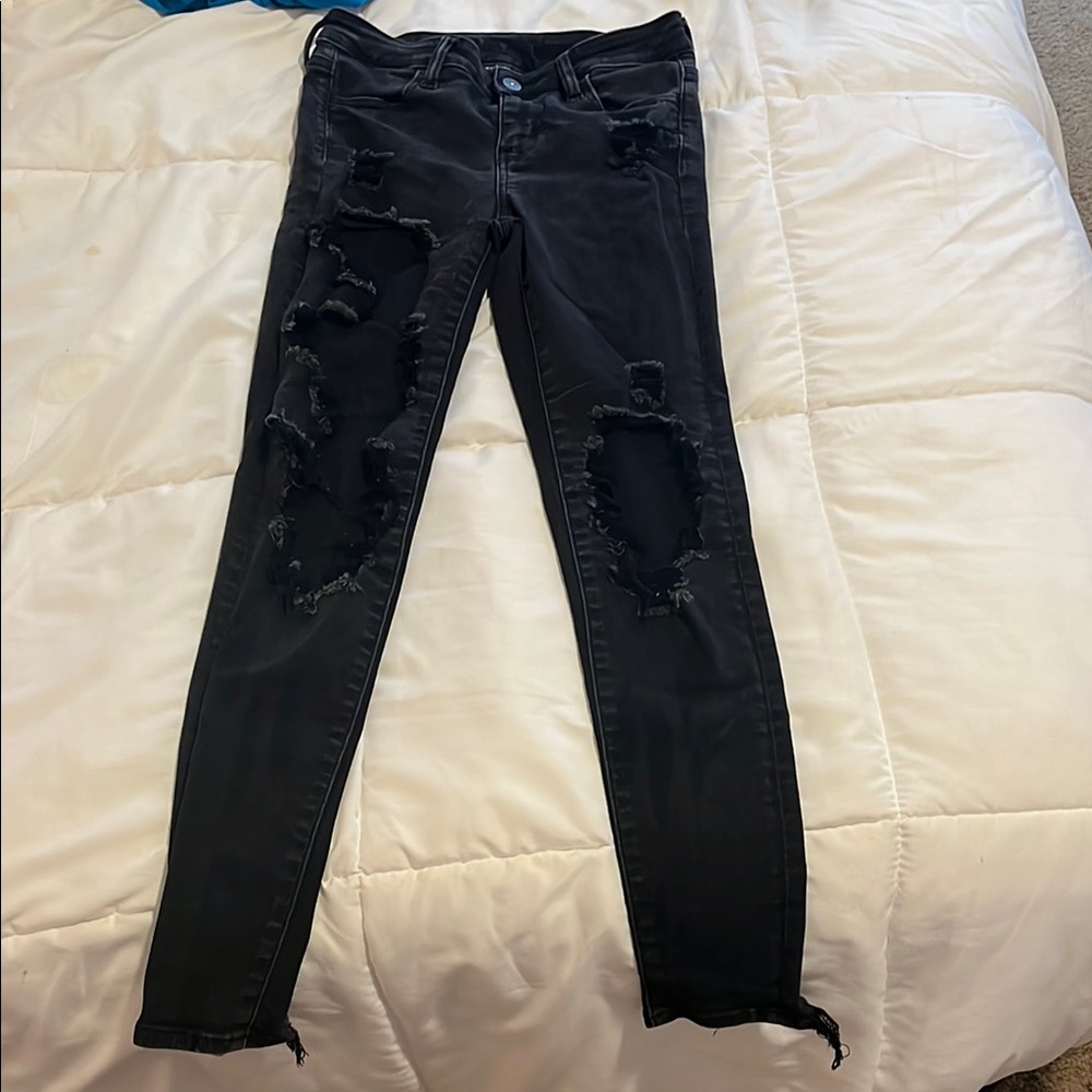 American Eagle Outfitters Black Denim